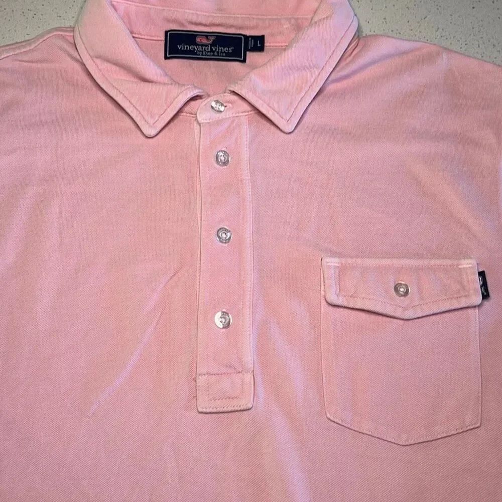 Vineyard Vines Single Pocket Pima Cotton Polo Mens Large